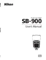 Preview for 1 page of Nikon 4807 - SB 900 Speedlight User Manual