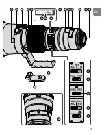 Предварительный просмотр 7 страницы Nikon 500mm F4G - 500mm f/4.0G ED VR AF-S SWM Super Telephoto Lens User Manual