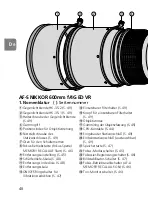 Предварительный просмотр 40 страницы Nikon 500mm F4G - 500mm f/4.0G ED VR AF-S SWM Super Telephoto Lens User Manual