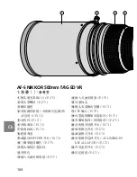 Предварительный просмотр 164 страницы Nikon 500mm F4G - 500mm f/4.0G ED VR AF-S SWM Super Telephoto Lens User Manual