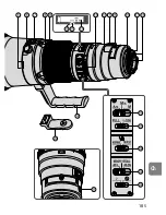 Предварительный просмотр 185 страницы Nikon 500mm F4G - 500mm f/4.0G ED VR AF-S SWM Super Telephoto Lens User Manual