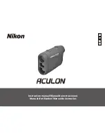 Preview for 1 page of Nikon Aculon Instruction Manual