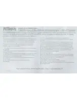 Предварительный просмотр 9 страницы Nikon AF Nikkor Instruction Manual