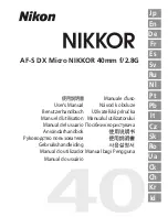 Preview for 1 page of Nikon AF-P DX NIKKOR 10-20mm f/4.5-5.6G VR User Manual