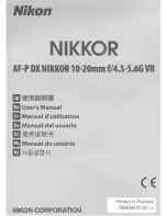 Preview for 19 page of Nikon AF-P DX NIKKOR 10-20mm f/4.5-5.6G VR User Manual