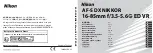 Preview for 144 page of Nikon AF-S DX NIKKOR 16-85mm f/3.5-5.6G ED VR User Manual