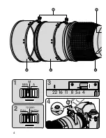 Предварительный просмотр 4 страницы Nikon AF-S Nikkor 600mm f/4D IF-ED II Instruction Manual