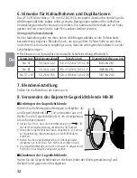 Preview for 32 page of Nikon AF-S VR Micro 105mm f/2.8G IF-ED Instruction Manual