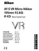 Nikon AF-S VR Micro-Nikko Instruction Manual preview