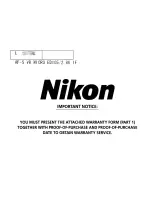 Предварительный просмотр 21 страницы Nikon AF-S VR Micro-Nikko Instruction Manual