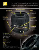 Nikon AF-S Specifications preview