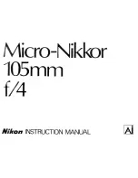 Nikon AI Micro-Nikkor 105mm f/4 Instruction Manual предпросмотр