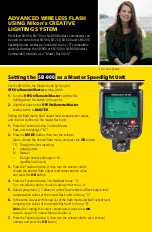 Preview for 2 page of Nikon autofocus speedlight SB-900 Manual