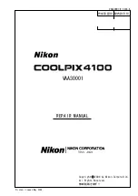 Nikon CoolPix 4100 Repair Manual preview