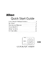 Предварительный просмотр 1 страницы Nikon Coolpix 55200 Quick Start Manual