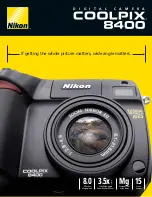 Preview for 6 page of Nikon COOLPIX 8400 Specifications