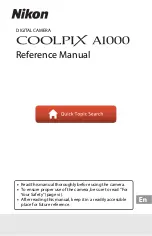 Nikon Coolpix A1000 User Manual предпросмотр