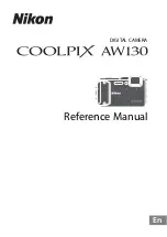 Preview for 1 page of Nikon Coolpix AW130 Reference Manual