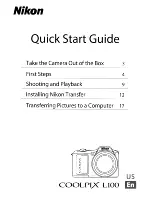 Предварительный просмотр 148 страницы Nikon COOLPIX L1OO User Manual