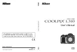 Nikon COOLPIX L310 User Manual preview