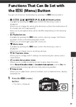 Предварительный просмотр 71 страницы Nikon Coolpix P610 Reference Manual