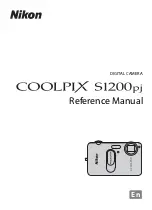 Предварительный просмотр 1 страницы Nikon COOLPIX S1200pj Reference Manual