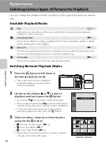 Предварительный просмотр 88 страницы Nikon COOLPIX S1200pj Reference Manual