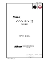 Preview for 1 page of Nikon COOLPIX S2 VAA36001 Repair Manual