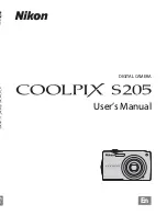 Предварительный просмотр 1 страницы Nikon COOLPIX S205 User Manual