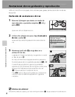 Предварительный просмотр 62 страницы Nikon Coolpix S210 (Spanish) Manual Del Usuario