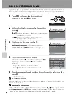 Предварительный просмотр 78 страницы Nikon Coolpix S210 (Spanish) Manual Del Usuario