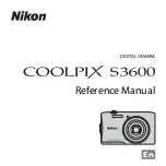 Предварительный просмотр 1 страницы Nikon Coolpix S2800 Reference Manual