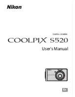 Предварительный просмотр 1 страницы Nikon CoolPix S520 User Manual