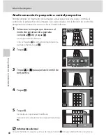 Предварительный просмотр 72 страницы Nikon CoolPix S60 (Spanish) Manual Del Usuario