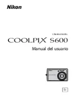 Предварительный просмотр 1 страницы Nikon CoolPix S600 (Spanish) Manual Del Usuario