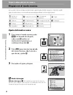 Предварительный просмотр 46 страницы Nikon CoolPix S600 (Spanish) Manual Del Usuario