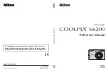 Предварительный просмотр 1 страницы Nikon CoolPix S6200 Reference Manual