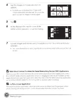 Предварительный просмотр 18 страницы Nikon COOLPIX S800c Quick Start Manual