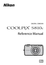 Предварительный просмотр 1 страницы Nikon Coolpix S810c Reference Manual