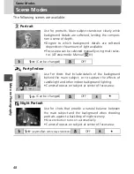 Предварительный просмотр 48 страницы Nikon Coolpix SQ Owner'S Manual