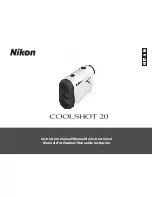 Preview for 1 page of Nikon COOLSHOT 20 Instruction Manual