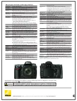 Preview for 2 page of Nikon D300 Specifications
