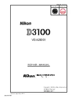 Nikon D3100 VBA28001 Repair Manual предпросмотр