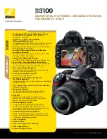 Nikon D3100 Specifications preview