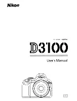 Nikon D3100 User Manual preview