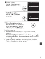 Preview for 99 page of Nikon D3300 User Manual