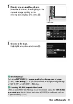 Preview for 109 page of Nikon D3400 Reference Manual