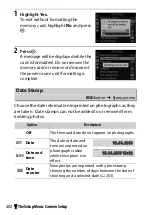 Preview for 226 page of Nikon D3400 Reference Manual