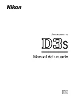 Preview for 1 page of Nikon D3S (Spanish) Manual Del Usuario