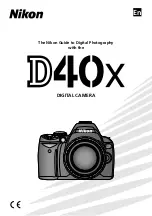 Nikon D40X User Manual preview